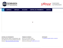 Tablet Screenshot of focoinfo.com.br